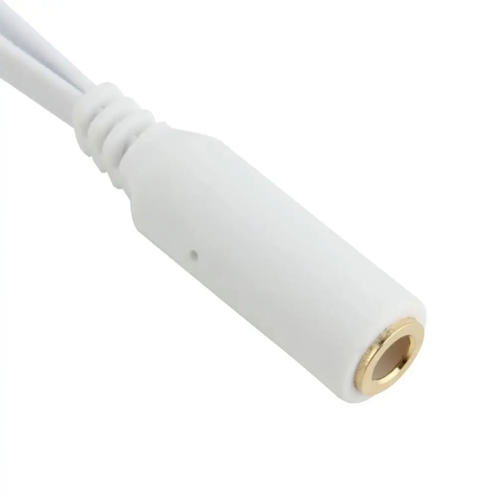 Универсальный 3 5 мм Женский до 2 штекер наушников с микрофоном аудио Y сплиттер