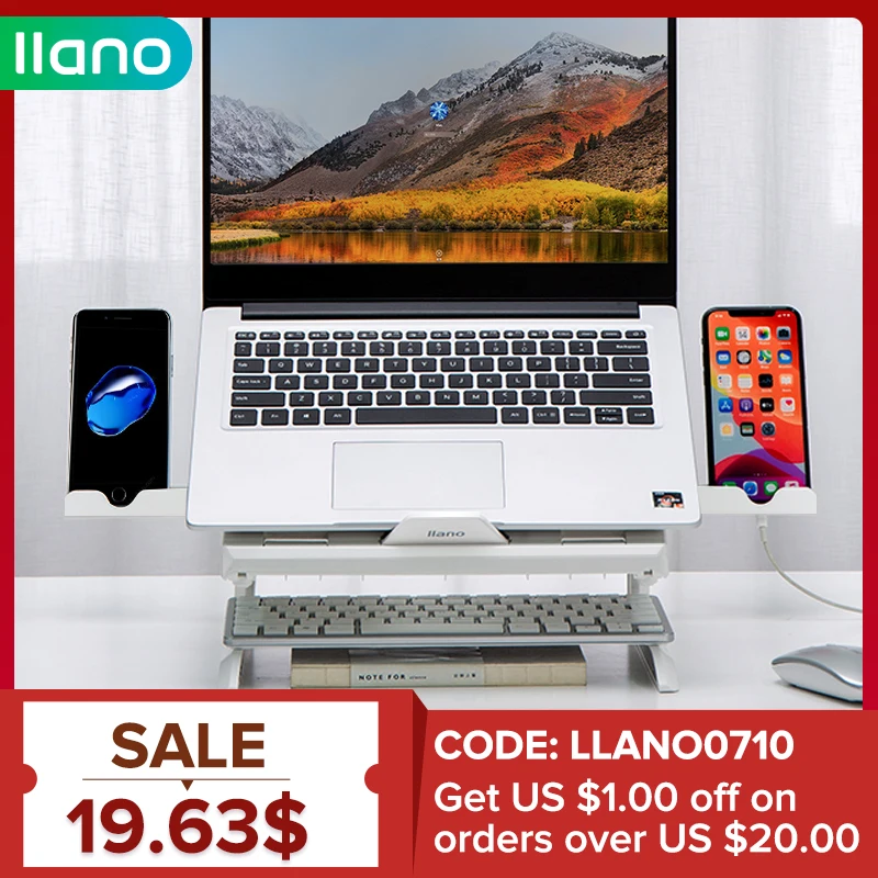Подставка для ноутбука LLANO Macbook Air Pro 9 складная 11-17 дюймов | Автомобили и мотоциклы