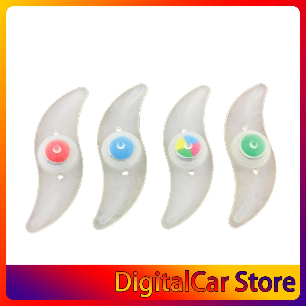 

Bicycle Spoke Light Cycling Equipment Bicycle Accessories Crescent Shape Willow Leaf Wire Lamp Waterproof