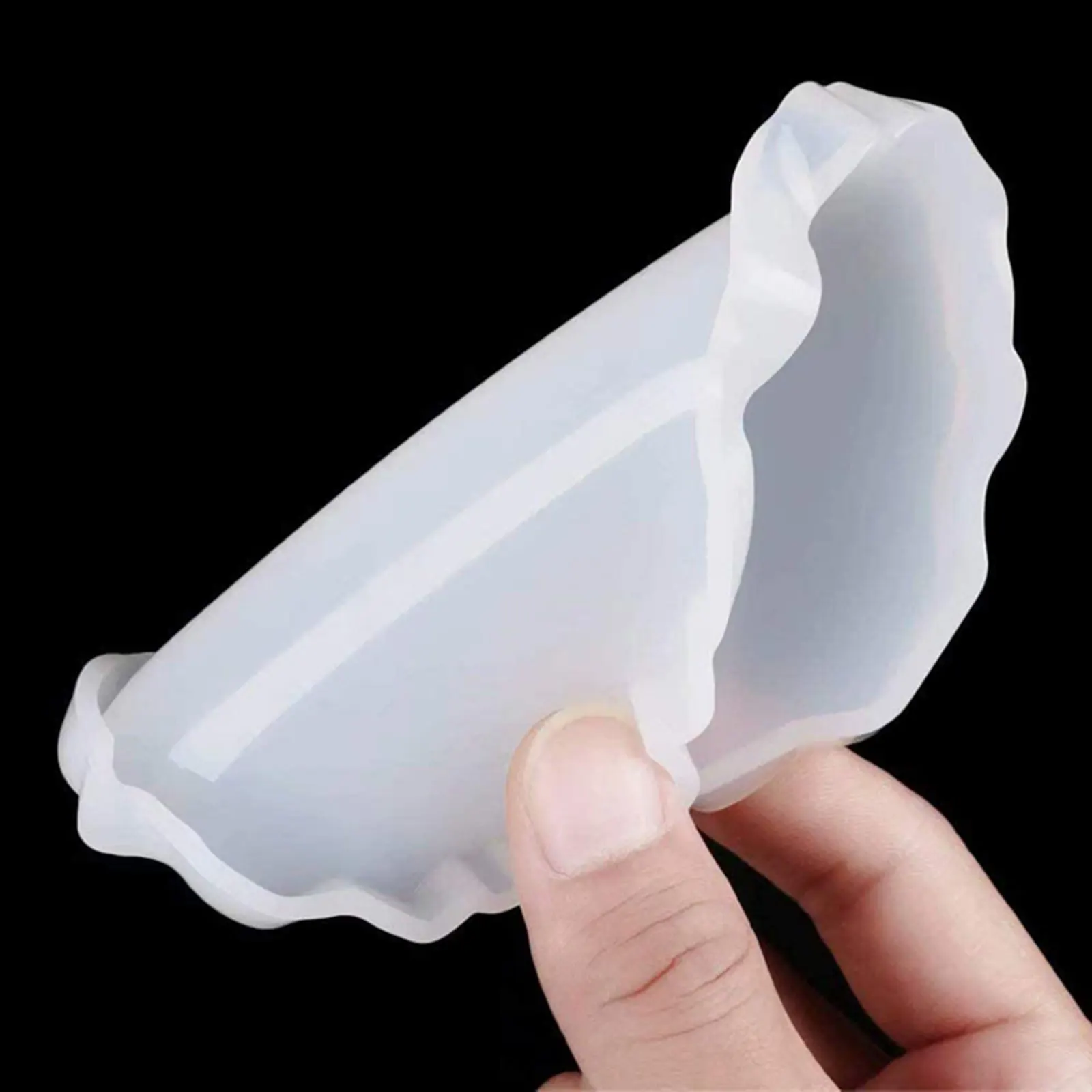 

4PCS Resin Coaster Tray Molds Silicone Mold For Epoxy Resin Mold For DIY Making Faux Agate Slices Coaster Form Mould Home Decor