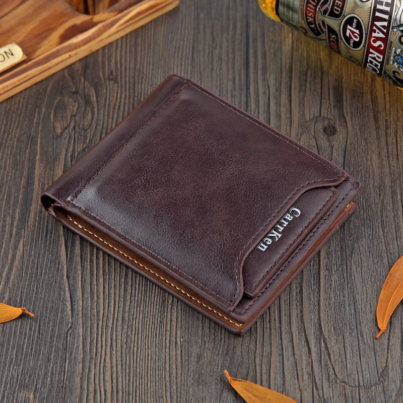 Распродажа кошелек мужские кожаные кошельки мужской для денег кредитная карта