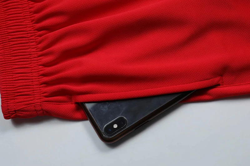 Новинка 2019 футболки красного цвета мужские спортивные комплекты для бега