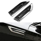 Хромированная накладка из АБС светильник пластика, светлая боковая эмблема, украшение, отделка, наклейка для Kia Rio K2 K3 K5 K4 Cerato,Soul,Forte,Sportage R,