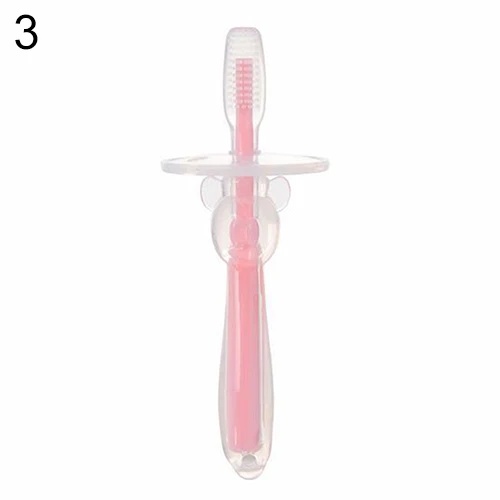 

New Safe Soft Bristle Kids Baby Teether Toothbrush Teeth Oral Care For Babies