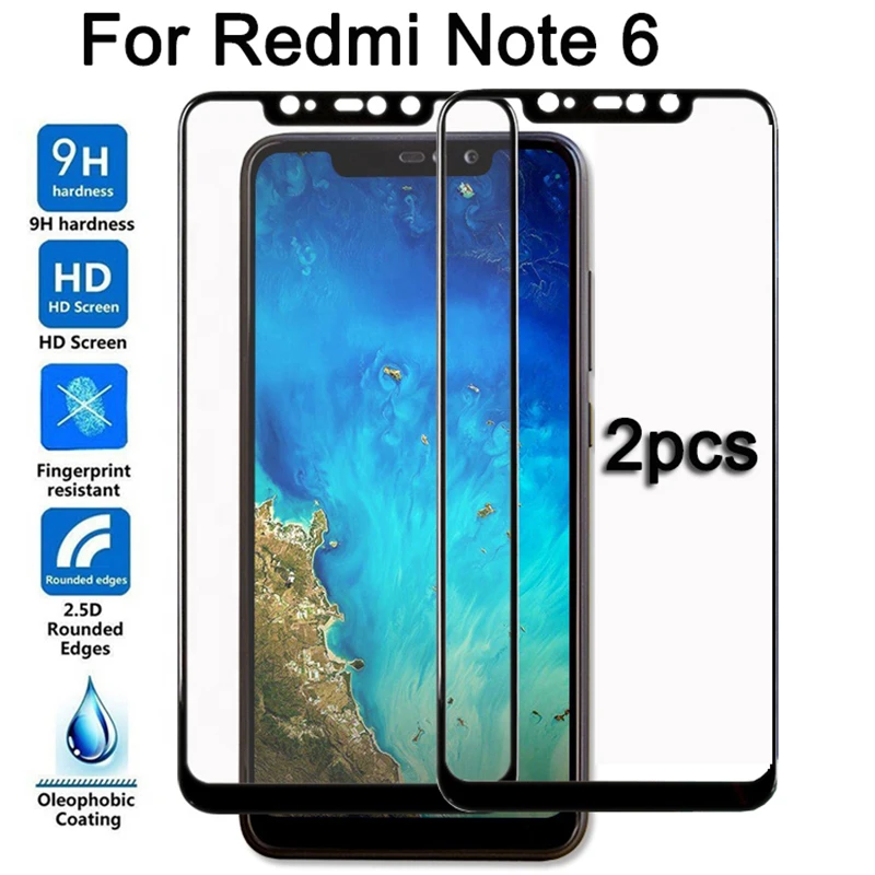 Защитное стекло для Xiaomi Redmi Note 6 Pro 2 шт. | Мобильные телефоны и аксессуары