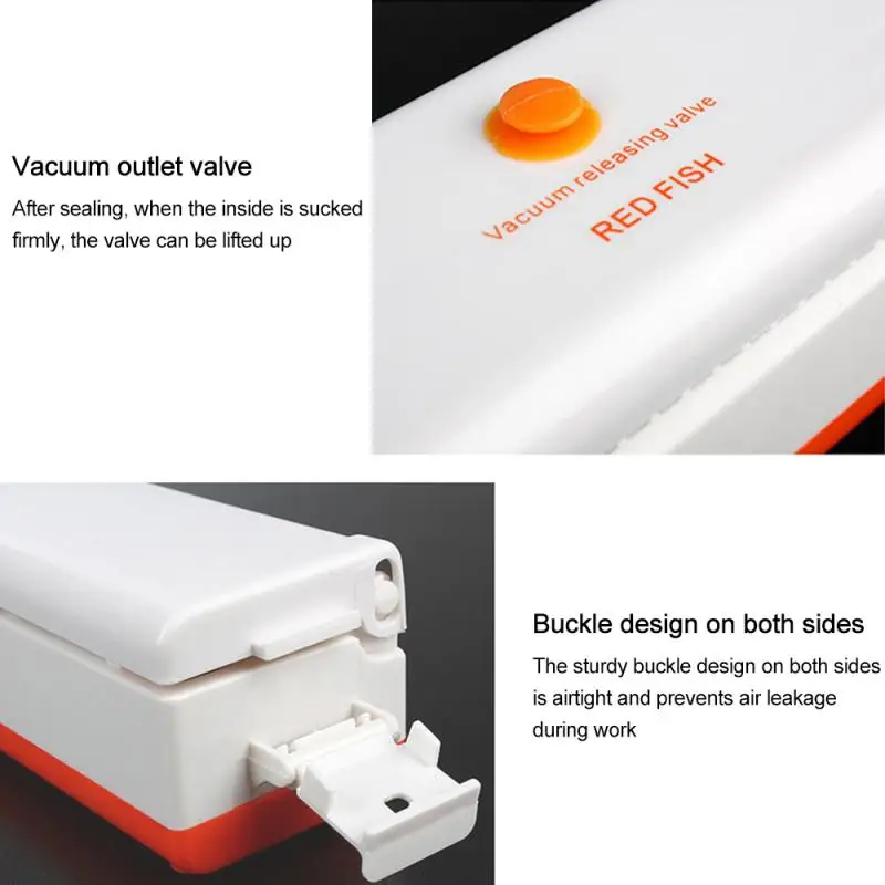 Вакуумный упаковщик упаковочная машина для домашней кухни включая 10 шт. пакеты