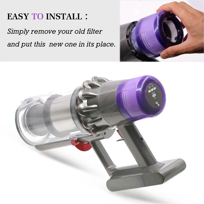 Washable Big Filter Unit for Dyson V11 Sv14 Cyclone Animal Absolute Total Clean Cordless Vacuum Cleaner Replace | Бытовая техника