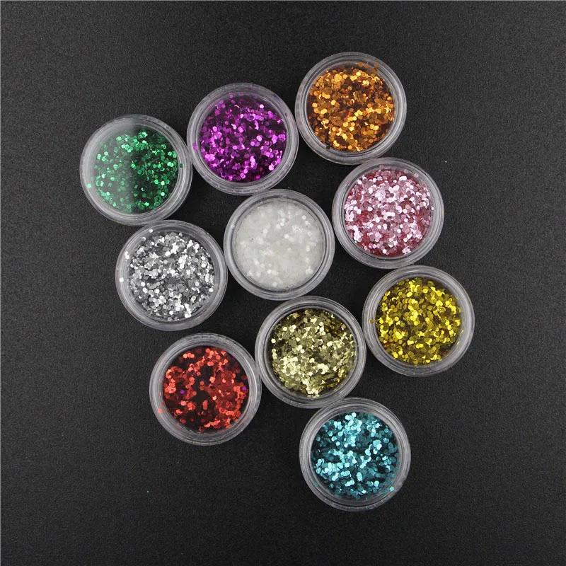 

34 PCS/SET nail art glitter sequins set light therapy Manicure DIY nail art decoration glitter Sequins