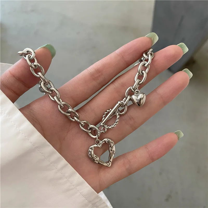 

Love necklace new clavicle chain cold wind choker