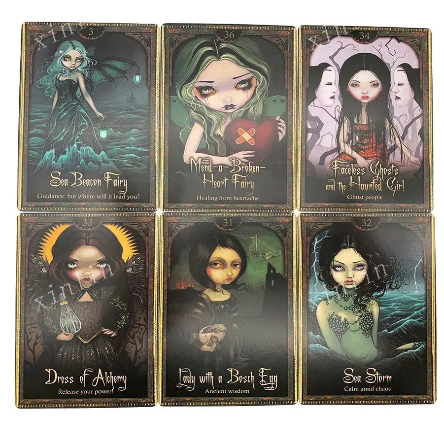 

Oracle Of Shadows And Light Desk Card Game 45 Cards English Version Family Party Board Game Divination Fate Card