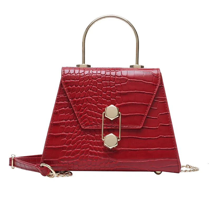 

Crocodile bag women's 2021 new urban simple shoulder slung fashion chain handbag