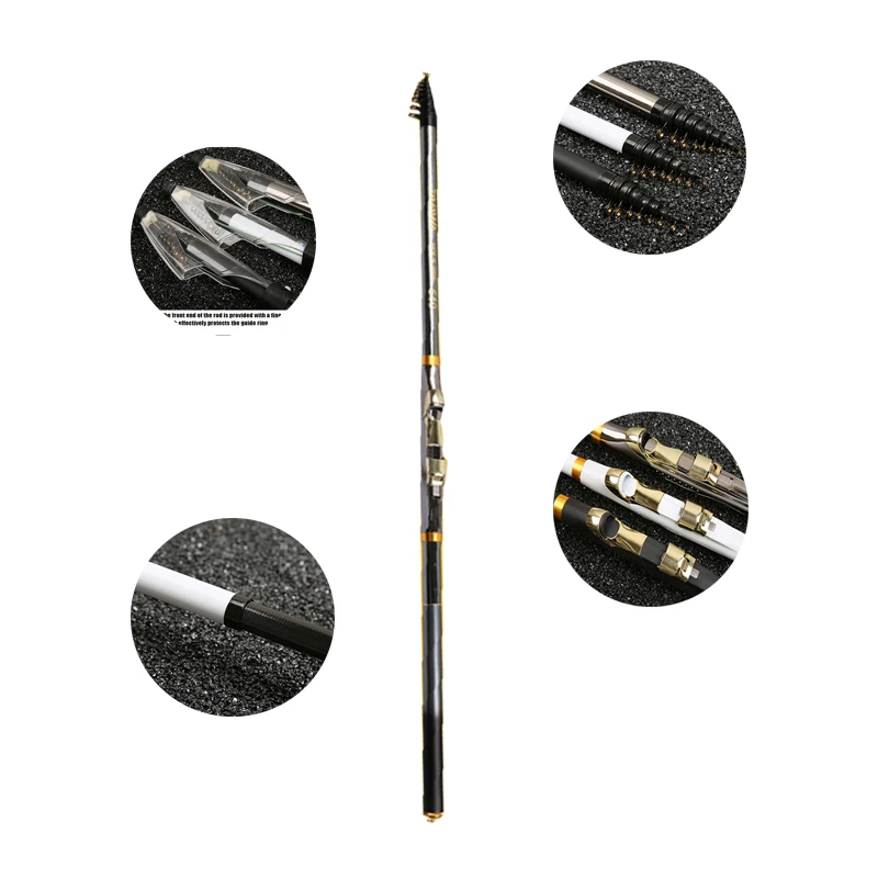 Удочка Специальная цена сверхтвердые углерода 2 7 3 6 4 5 M Rockies Pole ручной морская