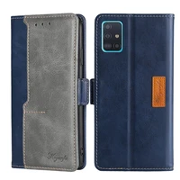 leather flip a51 a515f case for samsung galaxy a 51 a515f wallet phone case tpu back cover magnet closed book case