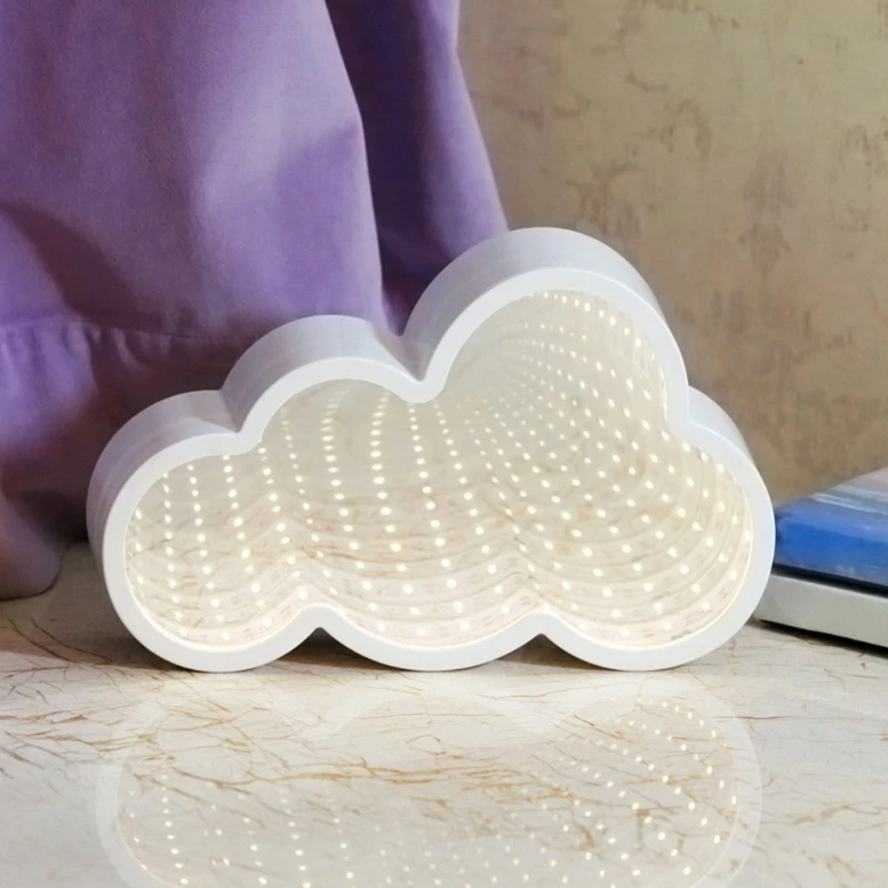 2020 Новый Креативный светодиодный 3D ночник в форме облака туннеля прикроватная