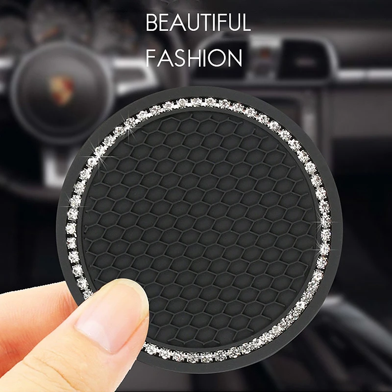 4 Шт Автомобильные подставки PVC автомобильный подстаканник вставка Coaster