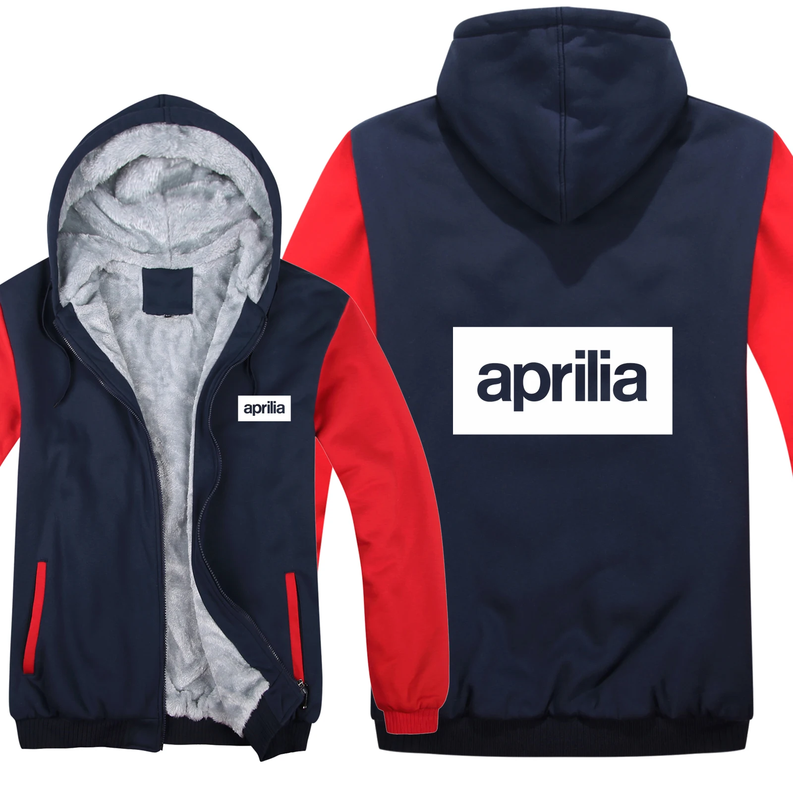 

Winter Aprilia Motorcycle Hoodies Men Fashion Coat Pullover Wool Liner Jacket Aprilia Sweatshirts Hoody HS-020