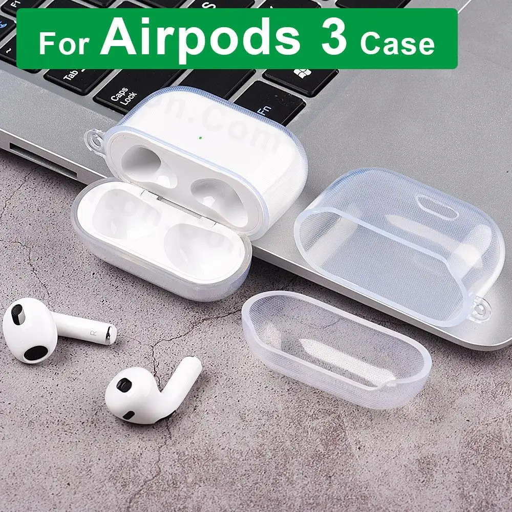 

Чехол для AirPods 3, мягкий защитный чехол 2021 из ТПУ, Прозрачный чехол для AirPods 3 поколения, чехол для беспроводных наушников, чехол s