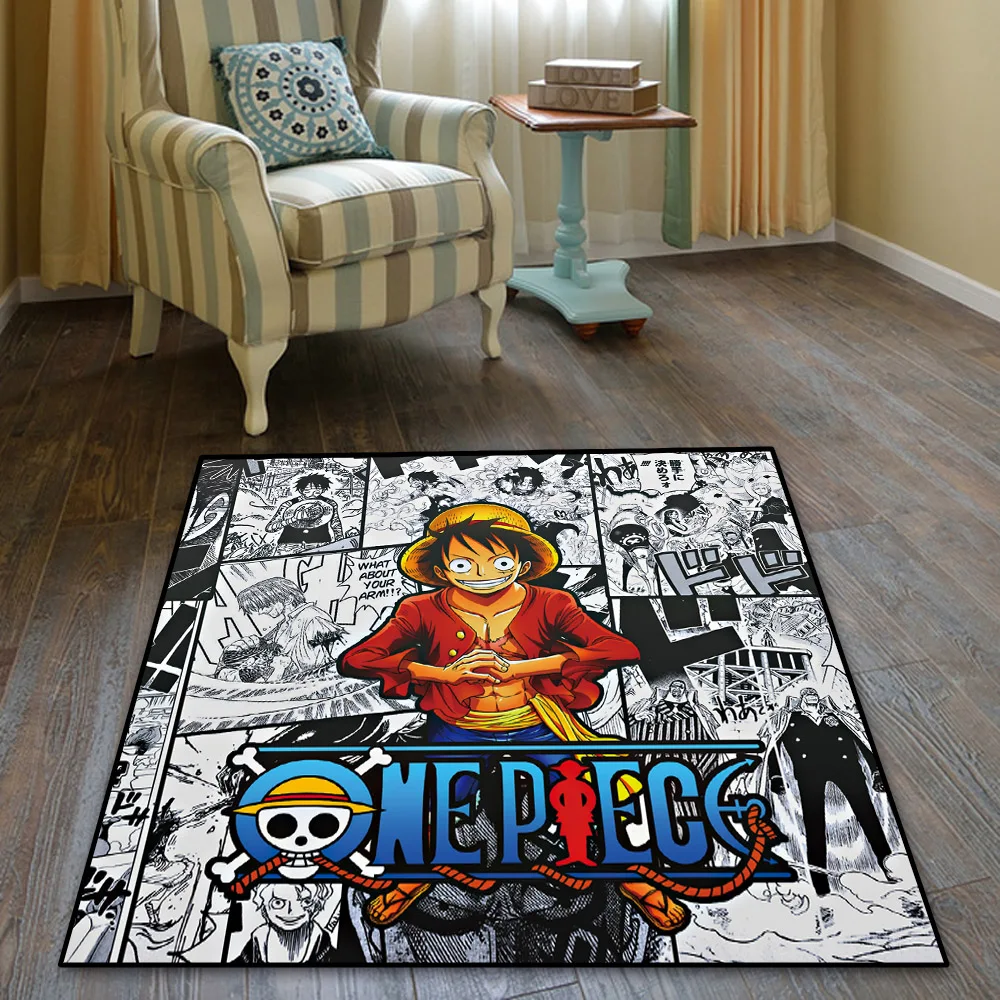 Style 16 Аниме one piece Luffy Chopper напольный коврик квадратный ковер для спальни кухни гостиной нескользящий коврик - Цвет: Style 16