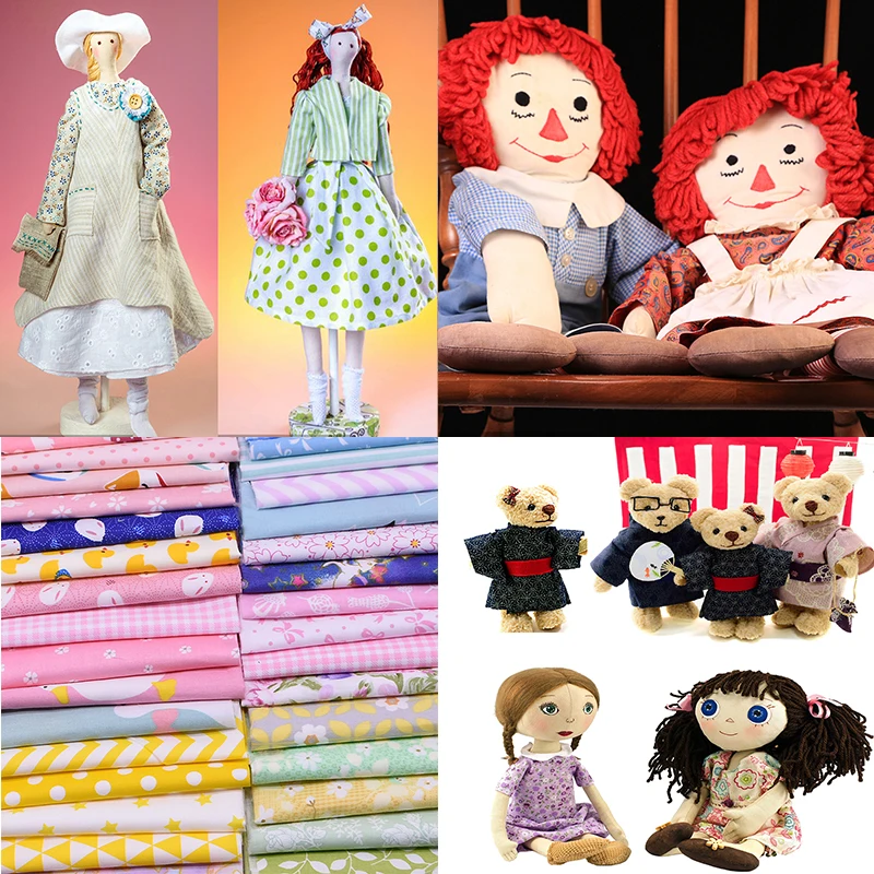 4/8pcs 25*20cm High Quality Mixed Style Floral Printed 100% Cotton Fabric DIY Sewing Material Kids Children Doll Patchwork Cloth | Дом и сад