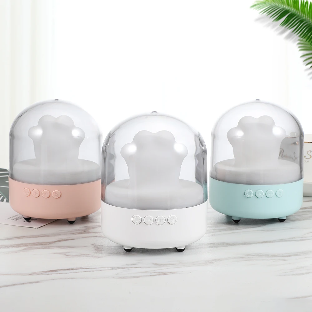 Creative Cat Paw Night Light Speaker Atmosphere Compatible with Bluetooth 5.0 Cute Dimensional Surround Audio | Лампы и освещение