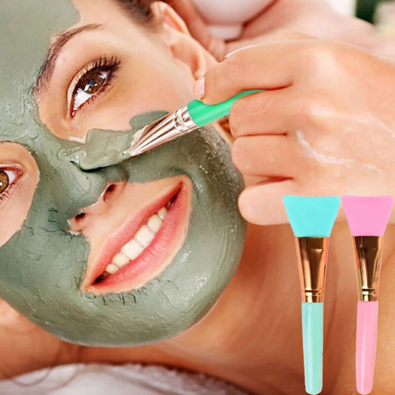 Мягкая силиконовая кисточка для маски Кисть макияжа смешивания ежедневного