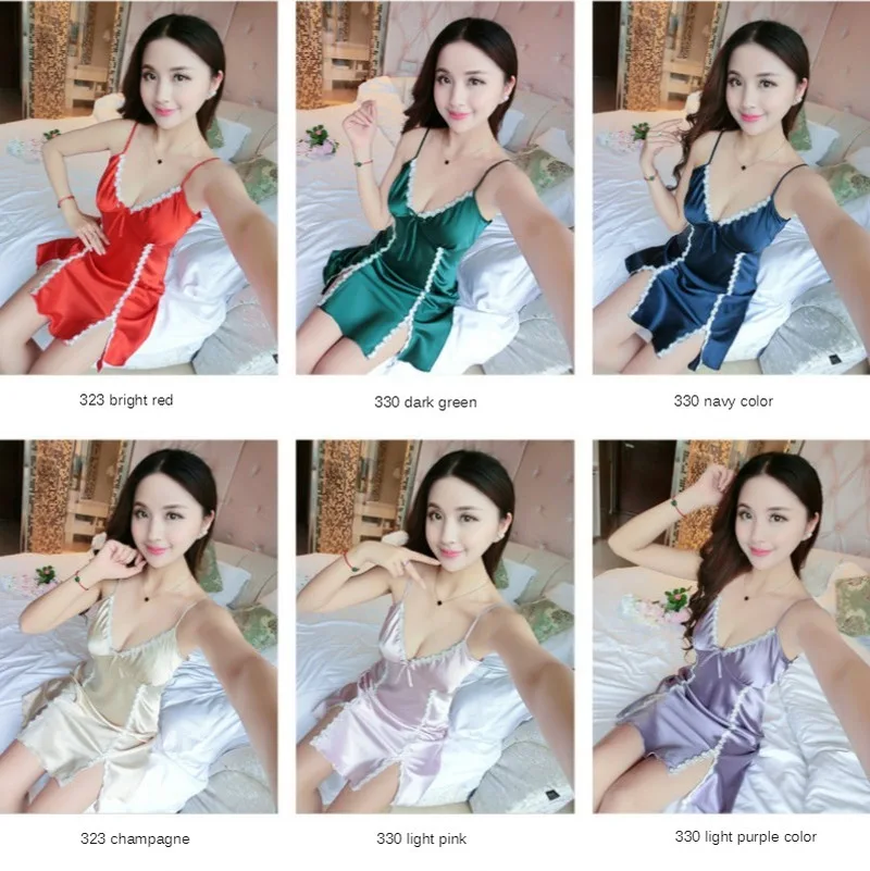 Женская ночная сорочка одежда для сна летнее платье без рукавов из