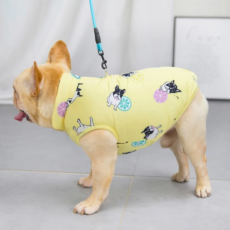 

Warm Dog Coat For Small Dog Cold Weather Vest Winter Fleece Lined Pet Dog Jacket Padded Clothes Puppy Costumes Vest Chihuahua