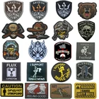 Значки в виде черепа, искусственные патчи, нарукавники, аксессуары для одежды