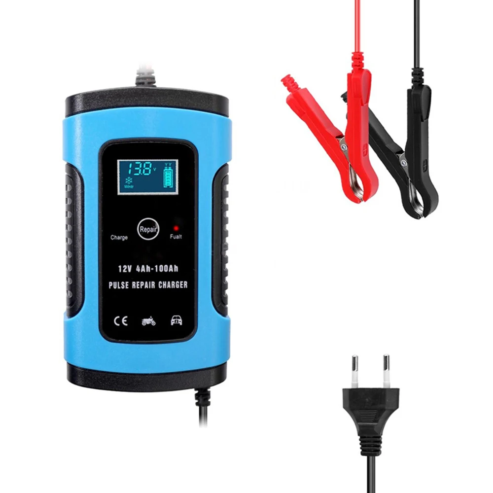 Автоматическая зарядка для автомобилей и мотоциклов Батарея Зарядное