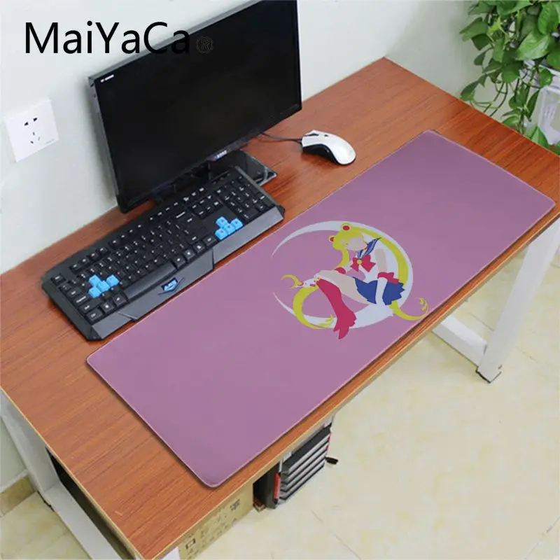 

MaiYaCa Sailor Moon Japan Anime Large Mouse Pad Big Promotion Russia gaming mouse pad Keyboard desk laptop Keyboards Mat
