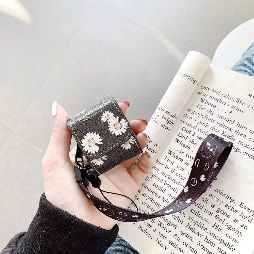 Кожаный чехол для наушников AirPods 1 2 в Корейском стиле | Электроника