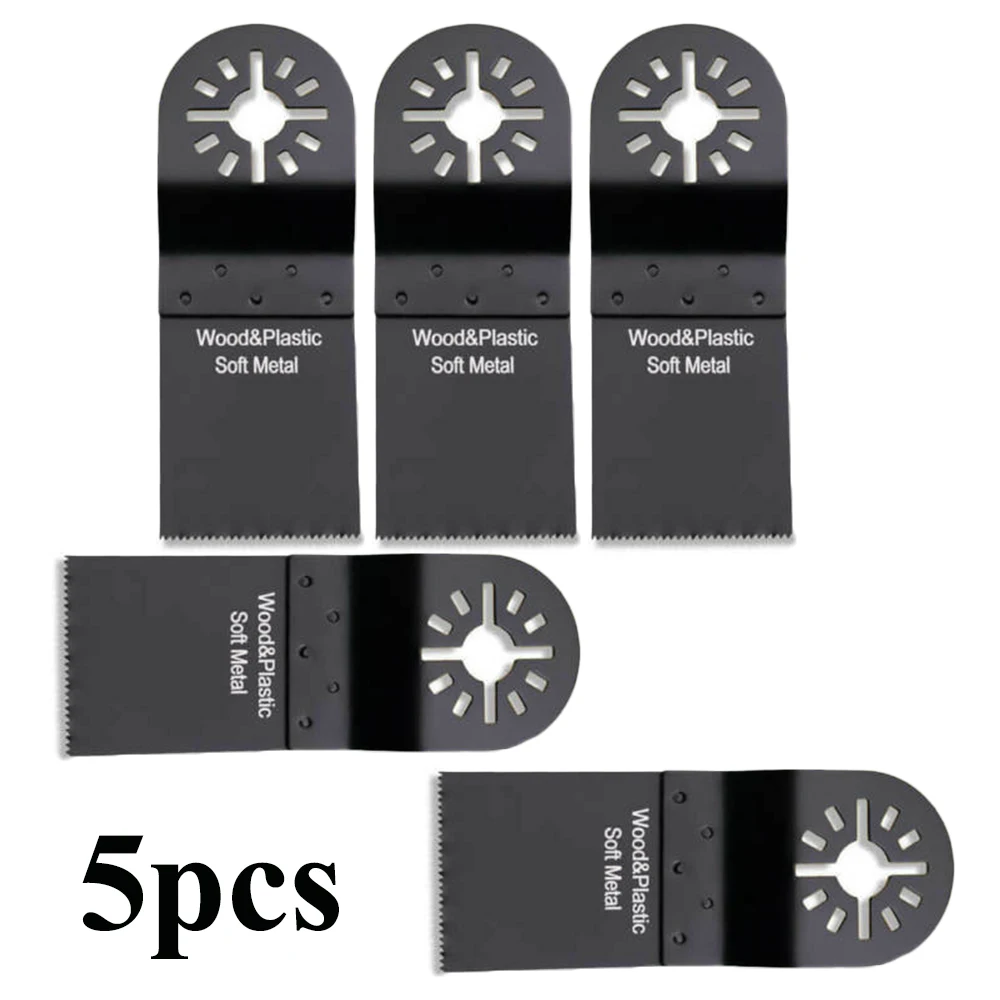 5PCS 1-3 / 8inch Oscillating Multi Tool Saw Cutters for Wood Soft Metal Cutting Blades Power Tools |