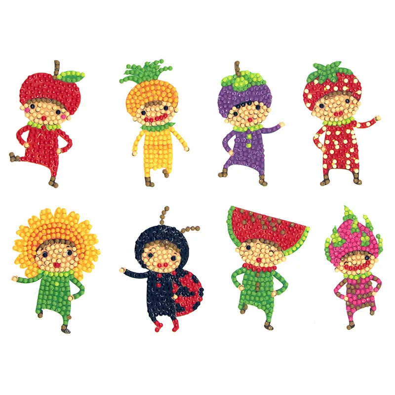 Алмазная живопись 5D Набор наклеек мультяшный Единорог принцесса алмазная