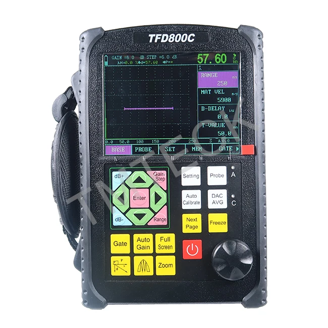 TFD800C портативный UT дефект детектор неисправностей/ультразвуковой
