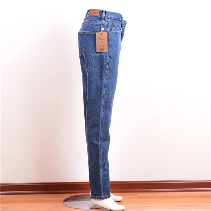 Женские джинсы-бойфренды GOPLUS синие джинсовые брюки с высокой талией модель C3009 2021