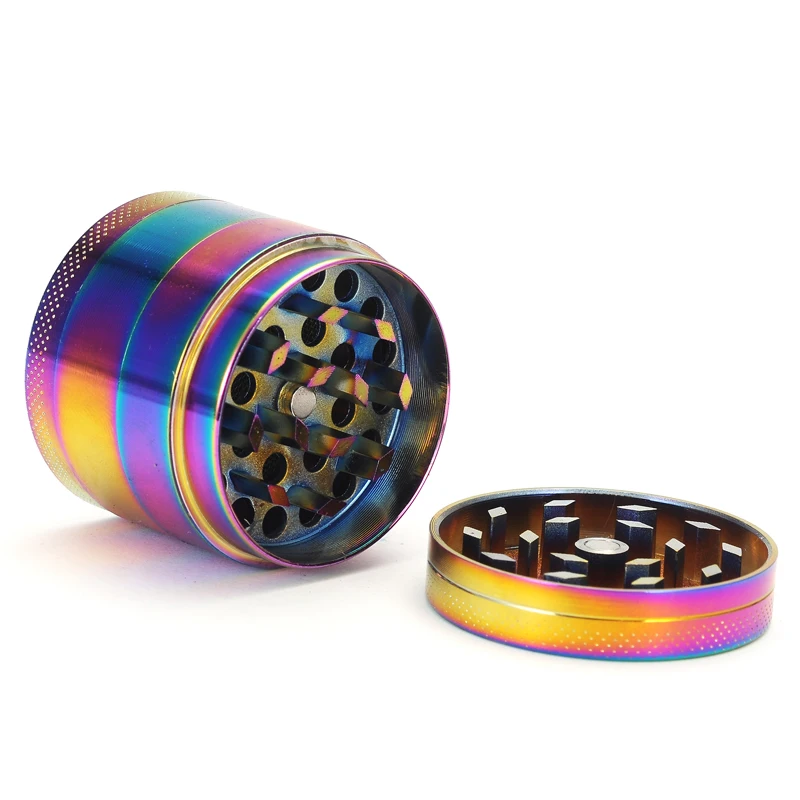 Детали из сплава металла и цинка измельчитель 40 мм цвета радуги красивый травы