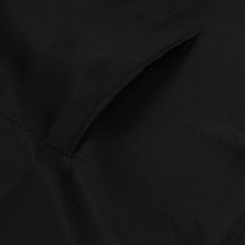 Новинка 1 шт. черный фартук официантки с карманом Короткая Талия средней длины