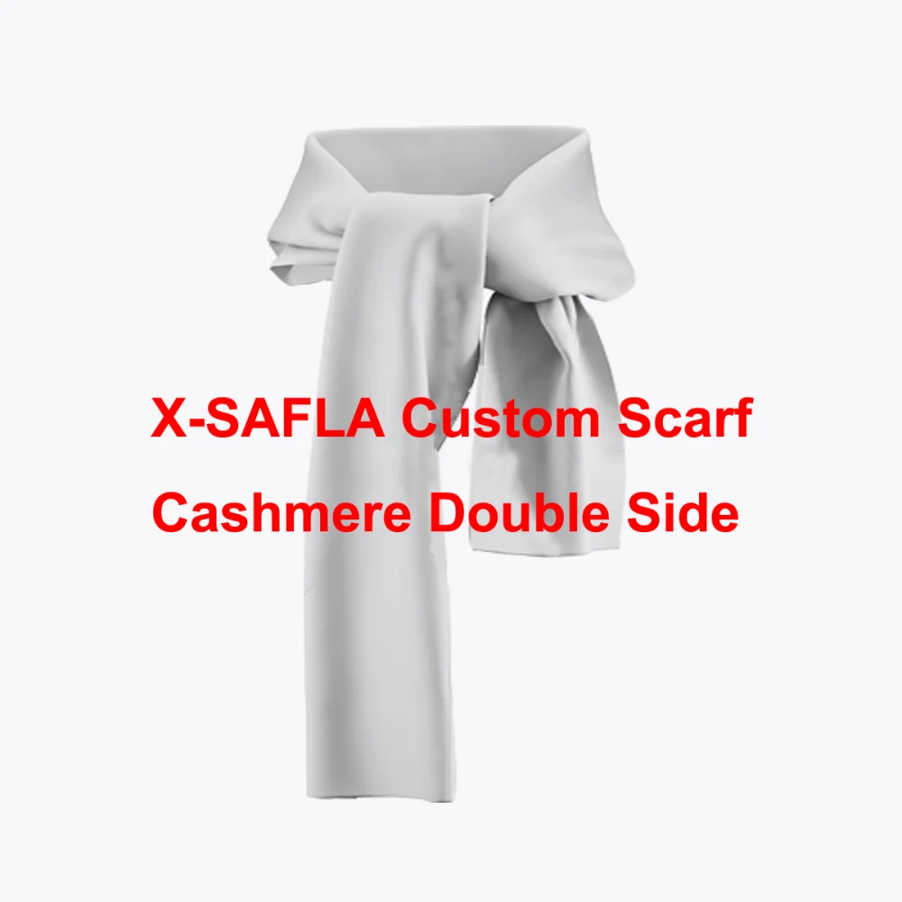

X-SAFALA Customized DIY Winter Scarf Female British Bagh Bristled Cashmere Shawl Thick Pet Scarves Long Pashmina Neckerchief
