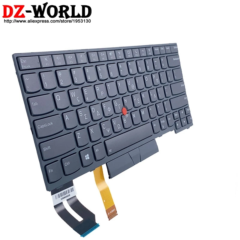 Новая Оригинальная греческая клавиатура GK серого цвета с подсветкой для ноутбука Lenovo Thinkpad T14 P14S Gen1 Gen2 5N21B08389 5N21B08352