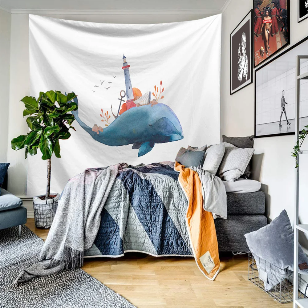 1 шт. домашний подвесной гобелен простой стиль настенный тканевый фон с