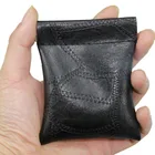 Наушники-кошелек для мелочи, модный однотонный кошелек из искусственной кожи для мужчин и женщин, маленький короткий миниатюрный кошелек для мелочи, чехол для автомобиля, кредитница