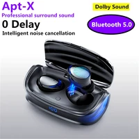 Pro TWS Earbuds Wireless bluetooth Dolby Sound Apt-X latency earphones Touch Control Stereo Cordless Headset For Phone