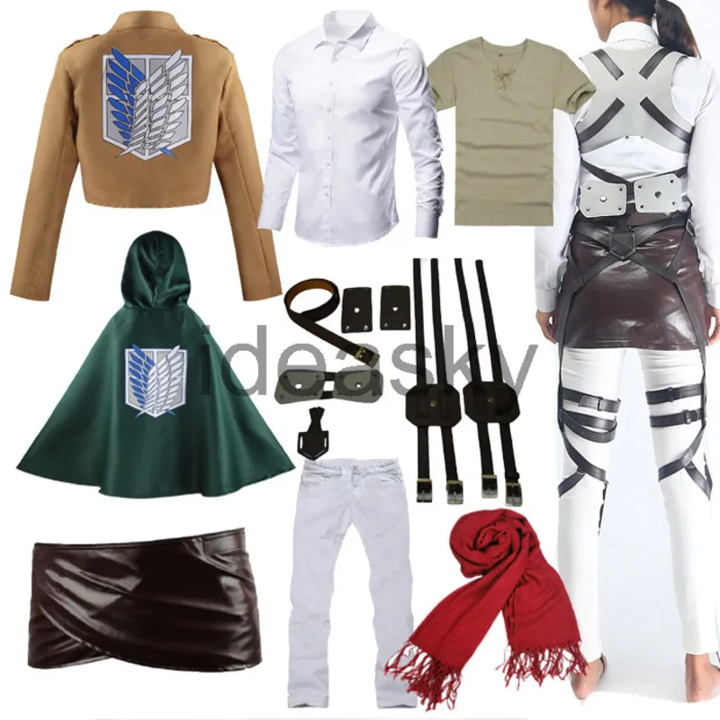 Шарф из фильма атака на Титанов для косплея | Тематическая одежда и униформа