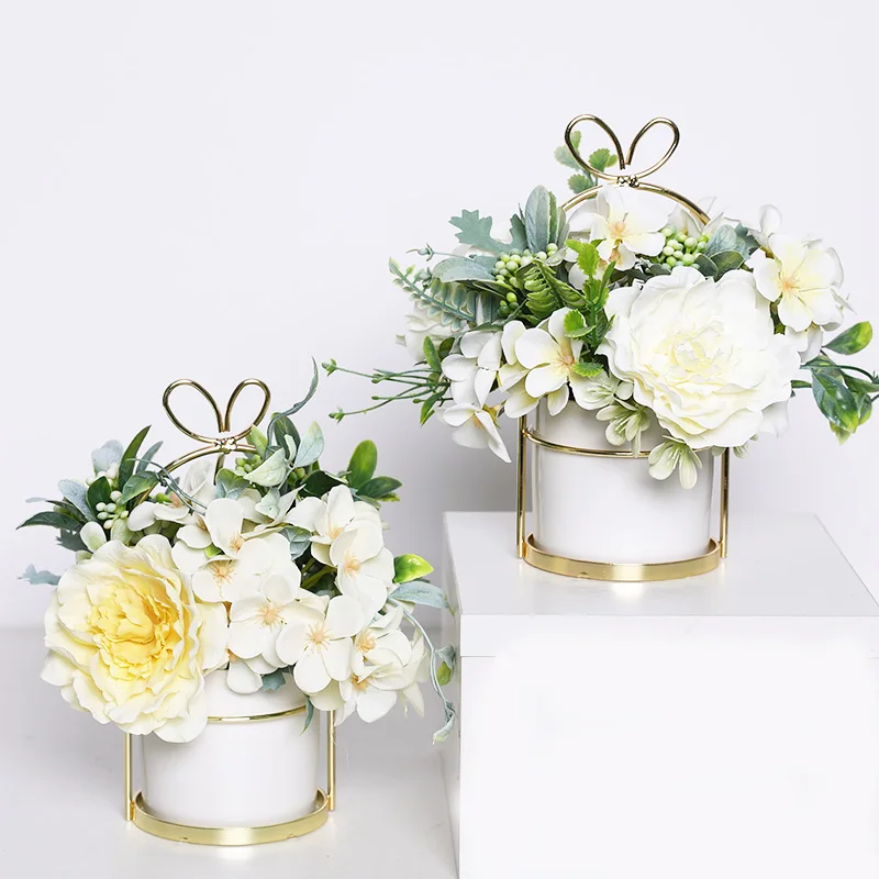 Набор горшков для цветов в Европейском стиле искусственный набор ваза стола | Дом