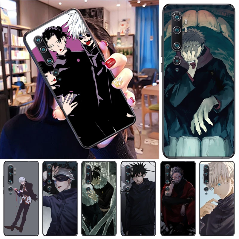 

Jujutsu Kaisen Yuji Itadori Sukuna Satoru Gojo Fushiguro Megumi Phone Case For Xiaomi CC9e CC9 Pro Coque Back Cover Cases