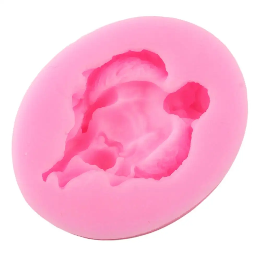 3D Детские Силиконовые Формочки Angel DIY конфеты шоколадные формы для выпечки кексы