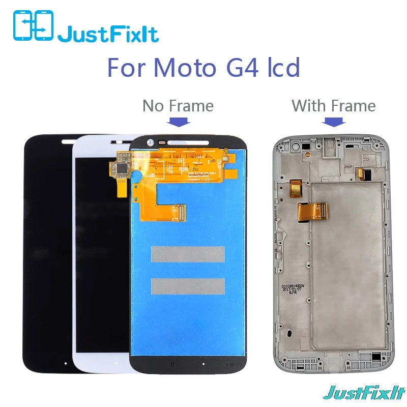 Оригинальный Для moto rola G4 ЖК дисплей сенсорный экран дигитайзер сборка для XT1625 XT1621