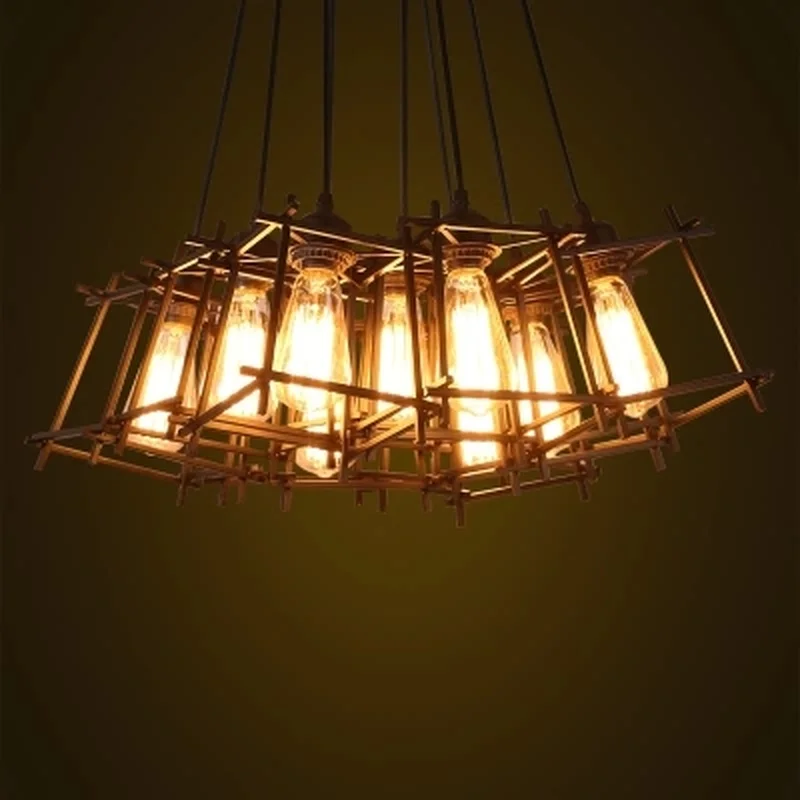 Винтажные подвесные светильники в стиле индастриал Лофт скандинавские из