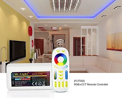 Mi светильник RGB + CCT (RGBWW) светодиодный контроллер RF 2 4G для Светодиодный с полосками