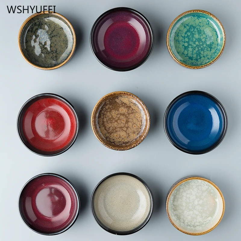 Винтажная Классическая японская керамическая тарелка соевый соус уксус